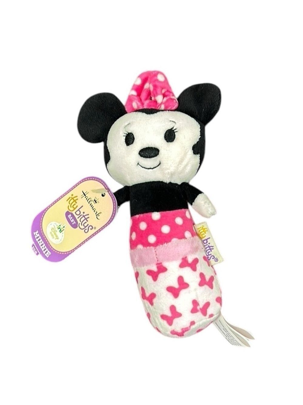 Hallmark 2016 Itty Bitty Disney Minnie Mouse Plush Rattle